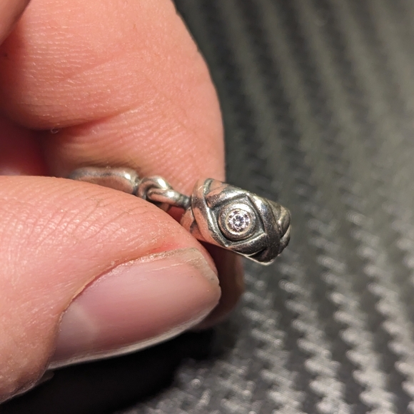 Pandora Sterling Silver Ballerina Shoes Charm - Picture 5 of 5